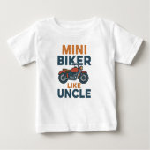 Mini biker als oom cool motorfiets (Voorkant)