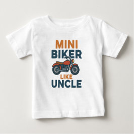 Mini biker als oom cool motorfiets
