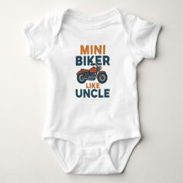 Mini biker als oom cool motorfiets romper