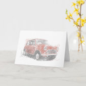 Mini (Biro) Kaart (Gele Bloem)