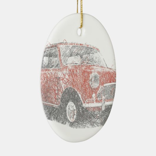 Mini (Biro) Keramisch Ornament (Rechts)