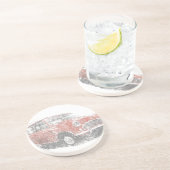 Mini (Biro) Zandsteen Onderzetter (Zijkant)