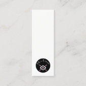 Mini Black, eenvoudig ontwerp visitekaartje (Voorkant)