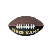 Mini BLACK OUD GOLD CHARCOAL Persoonlijk Football (Voorkant)