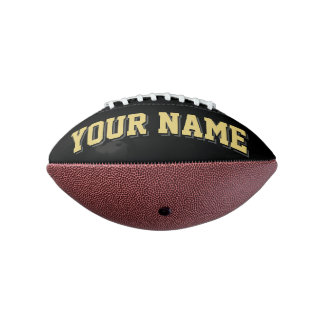 Mini BLACK OUD GOLD CHARCOAL Persoonlijk Football