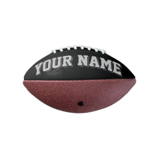 Mini BLACK SILVER EN DARK GRAY, speciaal aangepast American Football