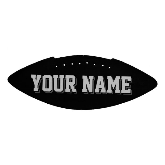 Mini BLACK SILVER EN DARK GRAY, speciaal aangepast American Football (Paneel)