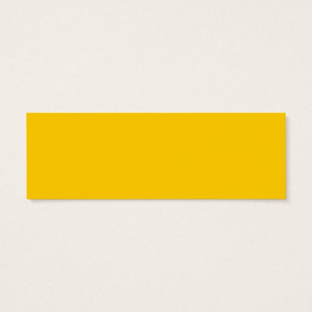 Mini Bladwijzer kaarten, geel sinaasappel Sunny Su Mini Visitekaartjes (Achterkant)