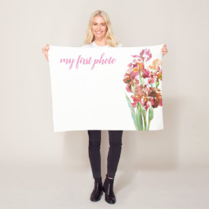 Mini Blanket voor uw eerste foto op baby Fleece Deken