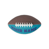 Mini BLAUWGROEN en NAVY BLUE Persoonlijk Football (Voorkant)