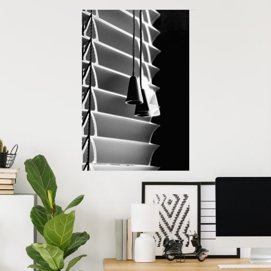 Mini Blinds Poster (Thuiskantoor)