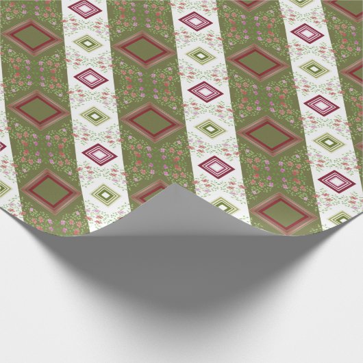 Mini Bloemen geaccentueerd Cadeaupapier (Hoek)