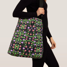 Mini bloemenprint crossbody tas