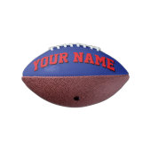 Mini BLUE EN RED, persoonlijk Football (Gedraaid 270)