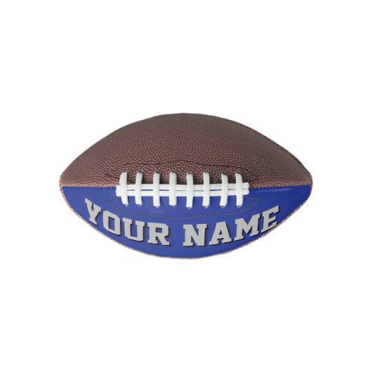 Mini BLUE EN SILVER GRAY, speciaal Football (Voorkant)