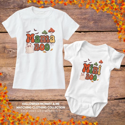 Mini Boo Halloween Mama En Ik Matching Romper