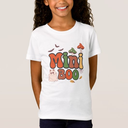 Mini Boo Halloween Mama En Me Matching T-shirt (Voorkant)