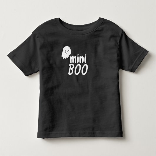 Mini BOO Schattige Ghost Halloween Family Matching Kinder Shirts (Voorkant)