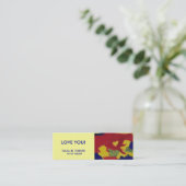 Mini Book Marker - Liefje Visitekaartje (Staand voorkant)