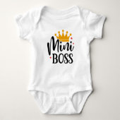 Mini Boss Baby Bodysuits (Voorkant)
