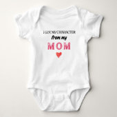 Mini-Boss Character Tee (Mom's Edition) Romper (Voorkant)