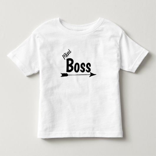 Mini Boss Kinder Shirts (Voorkant)