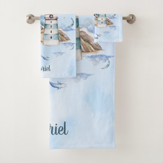 Mini Boss Ship In the Ocean Bad Handdoek (Insitu)