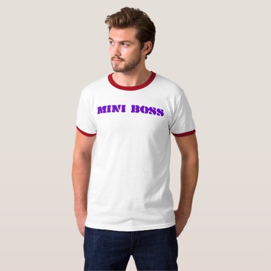 MINI BOSS T-SHIRT (Voorkant volledig)