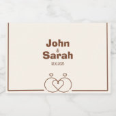 Mini Bottle Label – Elegant & Delicate Design Likeurfles Etiket (Enkel label)