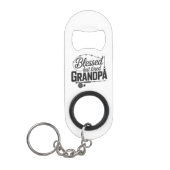 Mini Bottle Opener Keychain for Grandpa Mini Flessenopener (Voorkant)