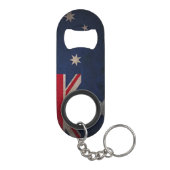 Mini Bottle Opener Sleutelhanger - Australische vl Flessenopener (Achterkant)