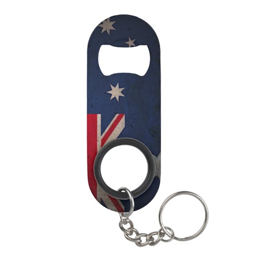 Mini Bottle Opener Sleutelhanger - Australische vl Flessenopener (Achterkant)