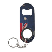 Mini Bottle Opener Sleutelhanger - Australische vl Mini Flessenopener (Voorkant)