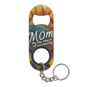 Mini Bottle Opener Sleutelhanger – "Mama: Het Hart Flessenopener (Achterkant)