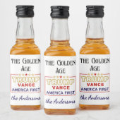 Mini Bottles President Trump, De Gouden Eeuw Likeurfles Etiket (Flessen)