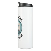 Mini-break groot plezier! thermosbeker (Geroteerd rechts)