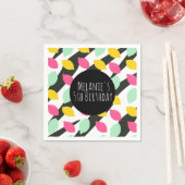 Mini Bright Roze limonade Limoen op elke dag Servet (Insitu)