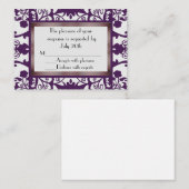 Mini bruiloft reactie Kaarten (Voorkant / Achterkant)