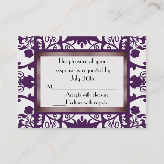 Mini bruiloft reactie Kaarten (Voorkant)