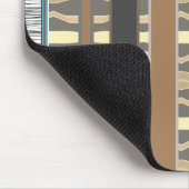 Mini Bruin en Grijs Vloerkleed stijl Muismat (Hoek)