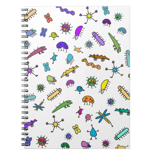 Mini Bugs en Mini Beasts Notitieboek (Voorkant)