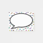 Mini Bugs en Mini Beasts spraakballon Post-it® Notes (Voorkant)