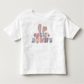 Mini Bunny Easter Retro Spring Floral Kinder Shirts (Voorkant)
