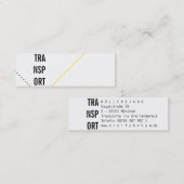 Mini Business Cards Mini Visitekaartje (Voorkant / Achterkant)