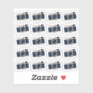 Mini Camerapictogrammen Foto Sociale Media Bujo Pl Sticker