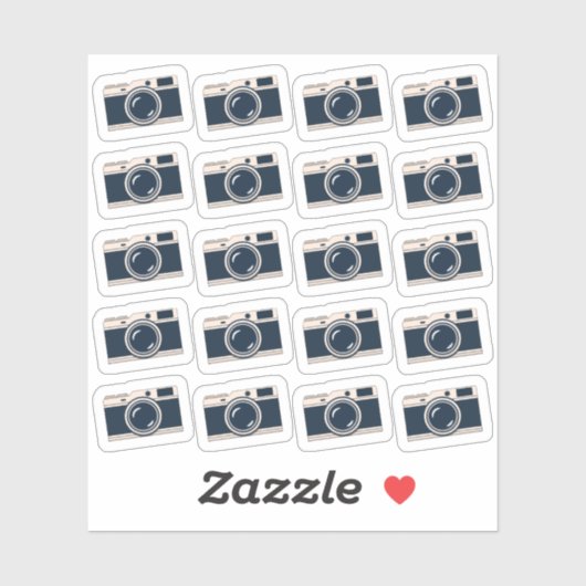 Mini Camerapictogrammen Foto Sociale Media Bujo Pl Sticker (Vel)