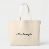 Mini Canvas Tote, Kleine Custom Tas, Bruidsmeisje Grote Tote Bag (Voorkant)
