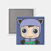 Mini Cat Woman Magneet (Voorkant / Achterkant)
