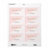 Mini Champagne Label Brunch & Bubbly Vrijgezellenf (Full Sheet)