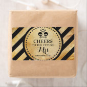 Mini Champagne Label Gothic Shower Favor (Insitu)